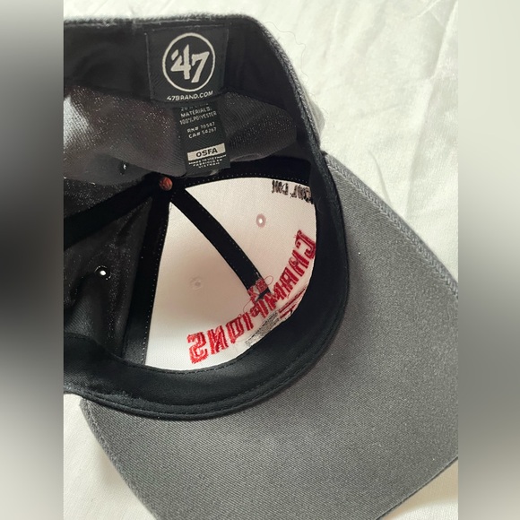 NWOT New England Patriots Super Bowl 53 Champions 6x Champions Strapback Hat - Picture 2 of 3